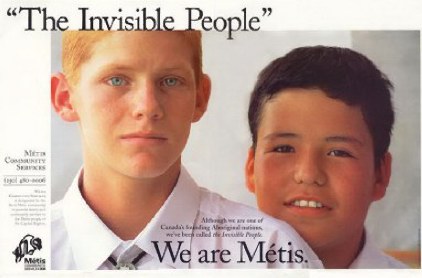 The Invisible People
[Poster for American Metis Foundation]